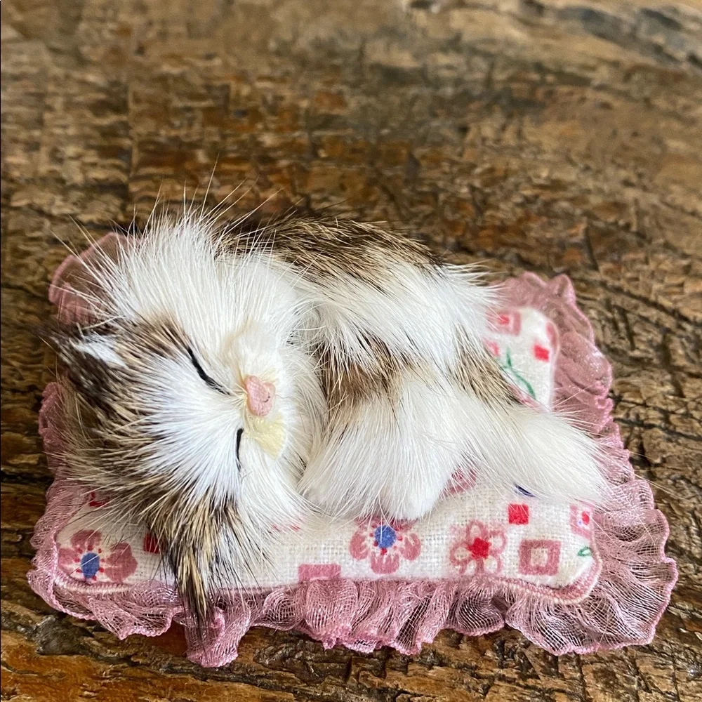 🐈Vintage🐈Cat Sleeping on Pillow - Picture 3 of 8